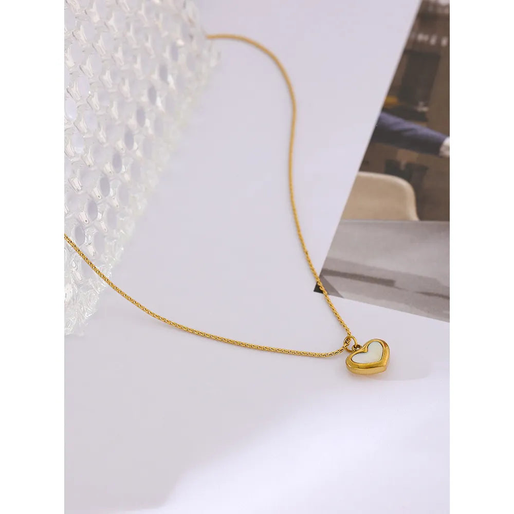 Simple Lovers Gold Plated Heart Pendant