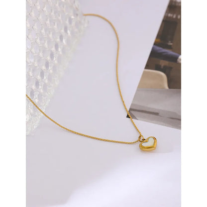 Simple Lovers Gold Plated Heart Pendant